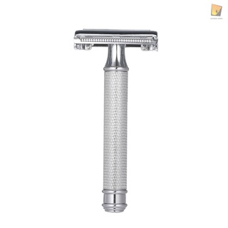 Double Edge Safety Razor Butterfly Open Mens Shaving Razor Classic Manual Shaver for Men Face Cleaning