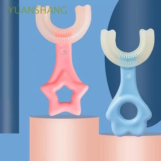 Yuanshang cepillo De dientes De silicona suave De 360 grados para niños/cepillo De dientes