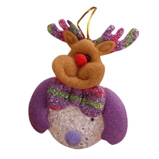 Adornos Luminosos/reno/papá Noel/muñeca De nieve/oso/Alce Para decoración De árbol De navidad (6)