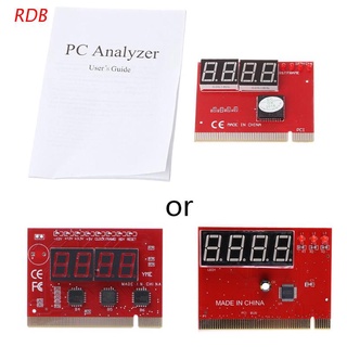 RDB New Computer PCI POST Card Motherboard LED 4-Digit Diagnostic Test PC Analyzer