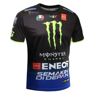 2021 Monster Energy Equipo Moto Mtb Camiseta De Motocross Enduro Maillot Hombre DH BMX MX Ciclismo Camiseta De Descenso