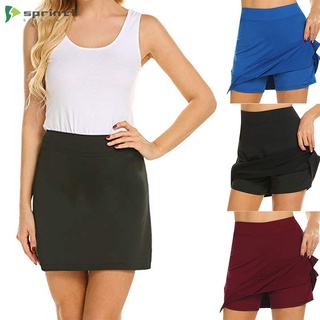 [SRF] Anti-Chafing Active Skorts Super Soft Comfortable Women's Athletic Lightweight Skirts With Shorts Pockets Running Tennis