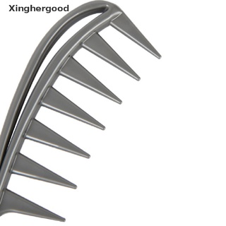 Xinghergood Wide Tooth Shark Plastic Comb Detangler Curly Hair Salon Hairdressing Comb XHG