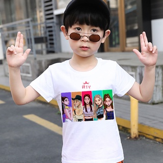 Kpop Itzy camiseta niñas divertido de dibujos animados niños camiseta Harajuku moda Top camisetas para niños