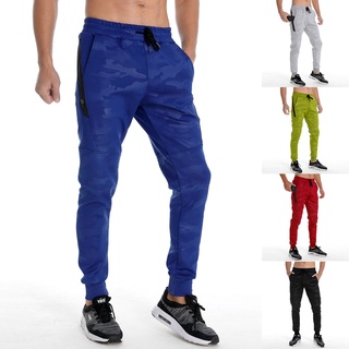 mens jogger pantalones deportivos casual camuflaje impresión ramo pies pantalones de chándal guardia pantalones hombres