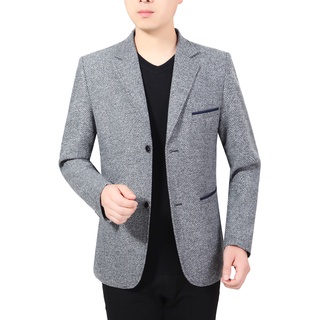 [yts] hombres abrigo-hombre elegante casual sólido blazer negocios boda fiesta outwear abrigo traje tops