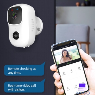 inalámbrico wifi smart video timbre cámara pir visión nocturna grabación visual de seguridad timbre de puerta monitor de soporte tuya