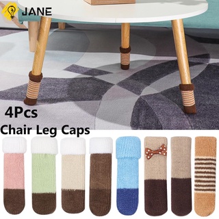 Jane Cups silla calcetines funda protectora muebles pies cubierta silla patas tapas de punto antideslizante Protector de piso alto elástico muebles calcetines almohadillas