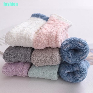 [fashionwayshb] calcetines de cachemira de algodón engrosamiento encantador transpirable cálido casual calcetín [caliente] (6)
