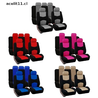 acel - fundas universales para asiento de coche (9 piezas, parte trasera delantera)