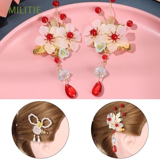 militie nueva flor mujeres elegante horquilla clips de pelo regalo accesorios para el cabello joyería antiguo tocado (1)