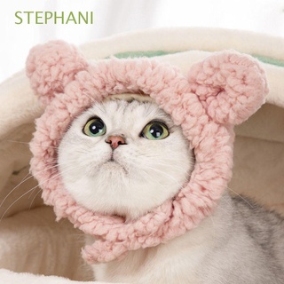stephani divertido gato sombrero de felpa mascota sombrero perro tocado lindo mascota suministros cachorro gato disfraz perro fiesta de cumpleaños gato sombrero/multicolor