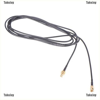 [Takejoy] 1 unidad de cable de extensión de antena WiFi router RG174 RP-SMA macho a hembra jalea