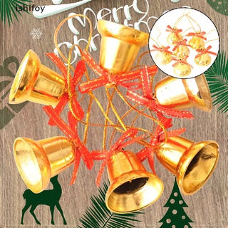ishifoy 20Pcs Jingle Bells Pet Hanging Metal Bell Christmas Ornament Decoration Crafts CL