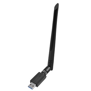 Adaptador USB WiFi 1200Mbps USB 3.0 redes inalámbricas adaptador de doble banda 2.4GHz 5.8GHz 5dBi (3)