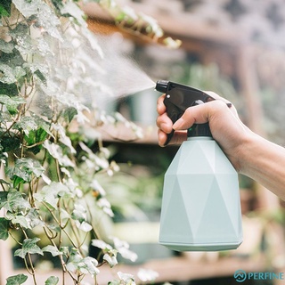 ☀ 600ml diseño geométrico vacío Spray botella de plástico riego las flores Spray de agua para plantas de salón pulverizadores de 3 colores ☞Perfine