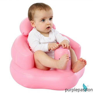 Purp-baby inflable hogar multiusos baño taburete silla de ducha inflable sofá para niñas niños (8)