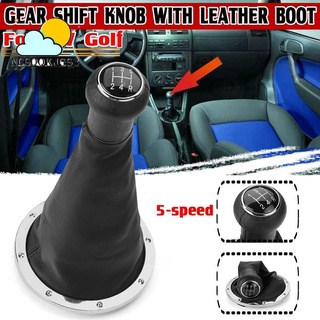 PU Leather Car Gear Shift Knob 5 Speed Gaiter Gaitor Boot Cover For Golf Gear Knob Head Stick Shift