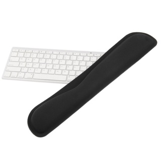Black Gel Wrist Rest Support Comfort Pad for PC Keyboard Raised Platform Hands