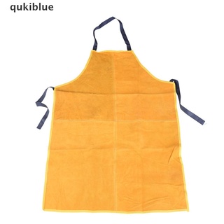 qukiblue safurance soldadores de cuero soldadura de corte babero tienda delantal resistente al calor ropa cl