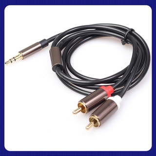 Lt-my RCA Cable HiFi estéreo 2RCA a 3,5 mm Cable de Audio AUX RCA Jack 3.5 Y divisor para amplificadores Audio cine en casa Cable RCA (7)