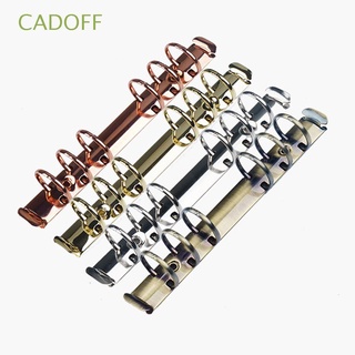 CADOFF with Screw Binding Hoops A5 A6 A7 Loose-leaf Ring Spiral Rings Binder Clip File Folder Clip Notebook Colorful Metal Diary File Folder Refillable/Multicolor