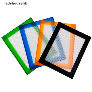 ladyhousehb - almohadillas de concentrado rectangular para aceite, antiadherente, fibra de vidrio, silicona, venta caliente