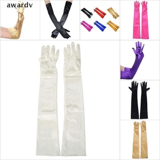 awdv guantes largos de cuero sintético para mujer, fiesta de noche, moda, cálidos, pantalla táctil. (7)