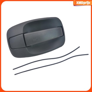 Black Plastic Car Exterior Outside Door Handle Replace with keyhole 01-08