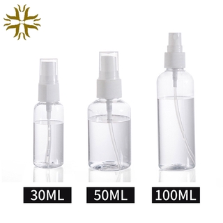 30/50/100Ml viaje transparente plástico Perfume atomizador vacío Spray botella vacía cosmética JP2