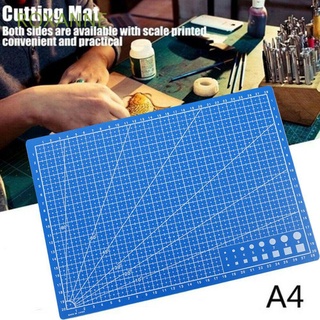 ROXANNE 30X22cm Cutting Mat Paper Board Manual Tool Cutting Pad A4 DIY Double-sided Grid Lines Durable Printed Self-healing Craft/Multicolor