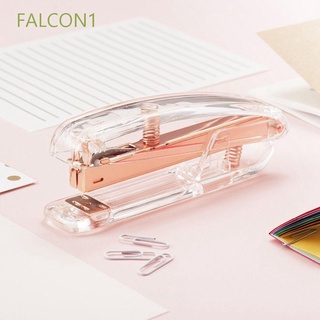 falcon1 metal grapadora de mano perforadora de papel punch papelería oro rosa grapadora accesorios de oficina escritorio papelería oficina encuadernación suministros de moda suministros escolares papelería encuadernación