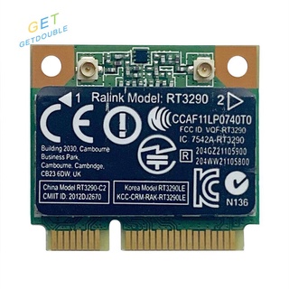 [getdoublel] RT3290 150M 2.4GHz Bluetooth compatible 3.0 Media Mini PCI-E WiFi Adaptador Tarjeta De Red