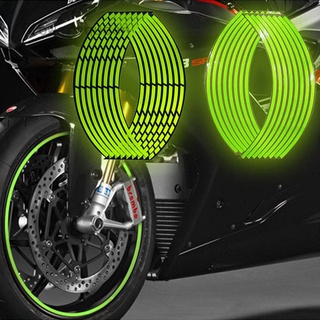 pegatina de motocicleta pegatinas moto tiras reflectante llanta rueda pegatina motor decoración