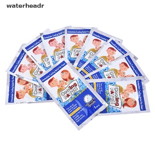 (waterheadr) 10 unids/bolsa alivio del dolor bebé fiebre parche traer fiebre abajo gel de enfriamiento para dolor de cabeza en venta