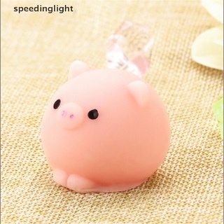 [speedinglight] Mochi lindo cerdo bola Squishy exprimir divertido juguete para aliviar la ansiedad decoración caliente (3)