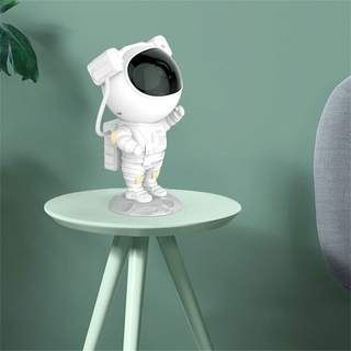 GHGFH USB Astronaut Galaxy Starry Sky Projector Night Lights Bedroom Atmosphere Table Lamp Creative Home Decoration Ornaments Lighting Lamp