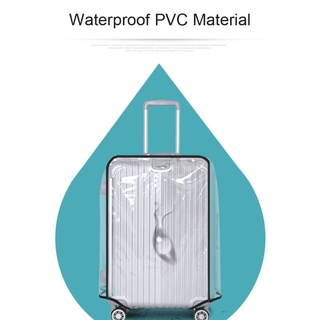 yzz - funda transparente de pvc para maleta de equipaje, protector para llevar en el equipaje (5)