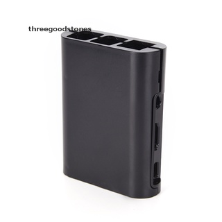 [threegoodstones] caja de carcasa negra para raspberry pi 2 modelo b & pi 3 2 venta caliente