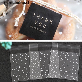 【tiantaiming】 100pcs/set Gift Biscuits bag Packaging Bread Baking candy Cookies Package bag [CL] (1)