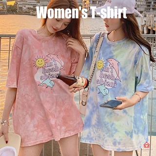 Girls' T shirt Short Sleeve Fiber Fabric Loose Printed Top for Girls Summer