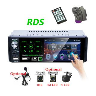 1 din Radio de coche de 4.1 pulgadas pantalla táctil coche estéreo Multimedia reproductor MP5 Bluetooth RDS Dual USB soporte Micphone