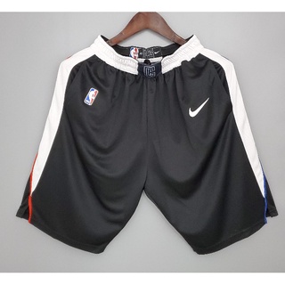 [Caliente Prensado] Pantalones Cortos NBA Los Angeles Clippers Temporada 2021 Negro Baloncesto