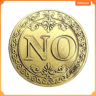 Yes/No Bronze Decision Commemorative Coin Collectible Holiday Gifts Decor (3)