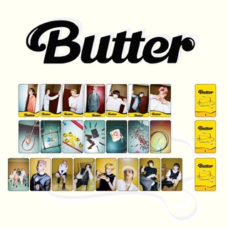 7 unids/set Kpop Bts Butter Photo doble cara tarjeta Lomo tarjeta foto Polaroid tarjeta