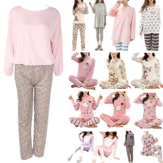 conjunto de pijamas de manga larga para mujer con estampado de dibujos animados ropa de dormir ropa de dormir ropa de hogar otoño lindo
