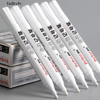 Failkvfv Oily Waterproof White Marker Pen Graffiti Pens Permanent Gel Environmental Pen CL