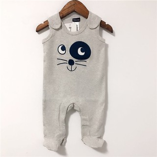 2021 verano nueva ropa de bebé bebé tirantes botón mono de algodón bebé mono