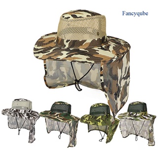 fancyqube hombres sombrero ejército gorra militar cadete gorra de béisbol verano sólido camuflaje sombrero