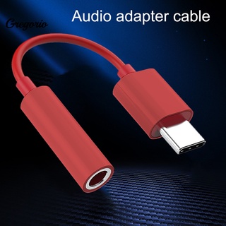Mini Universal Type-C to 3.5mm Audio Adapter AUX Converter Cable for Mobile Phone